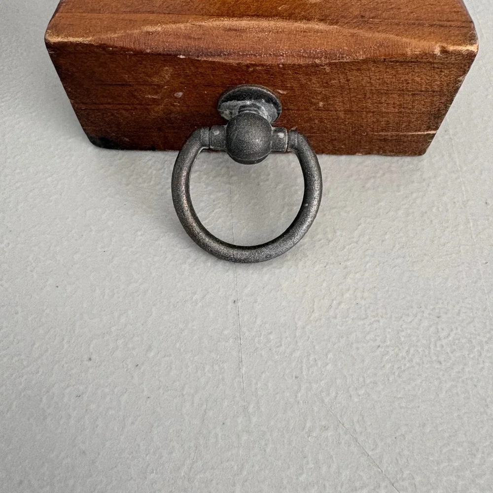 Vermont Wood Specialties Granville VT Wooden Taper Candle Holder Set Metal Ring